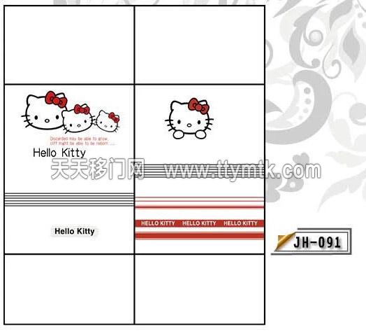 hello kitty字母横线移图  JH-091