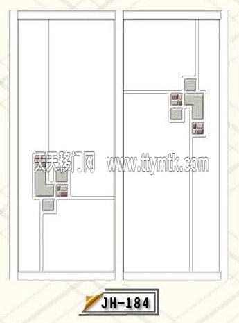 正方形竖线色块移图  JH-184