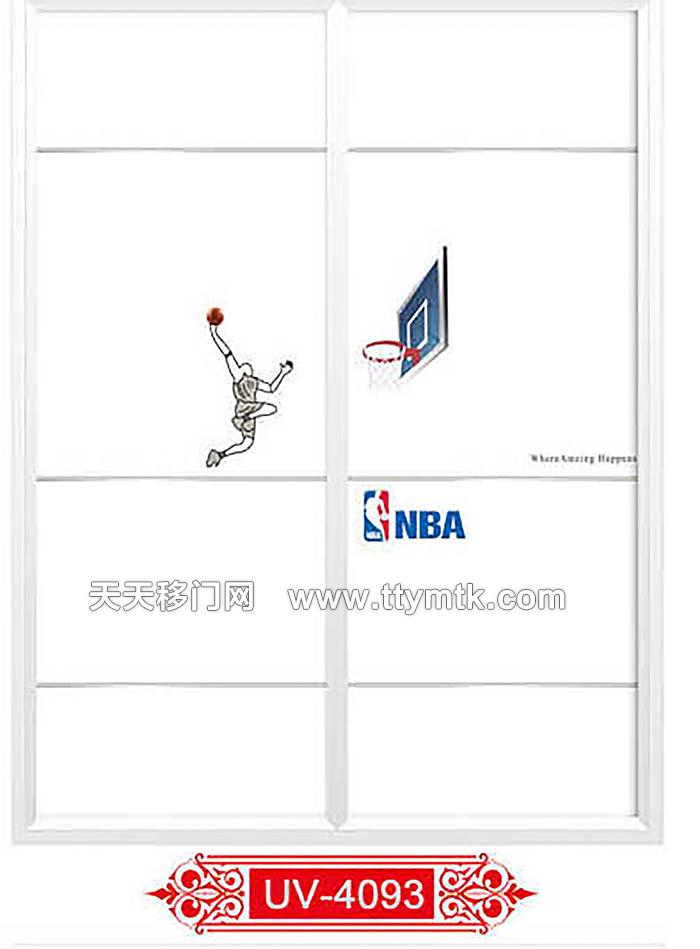 NBA人字母移图  UV-4093