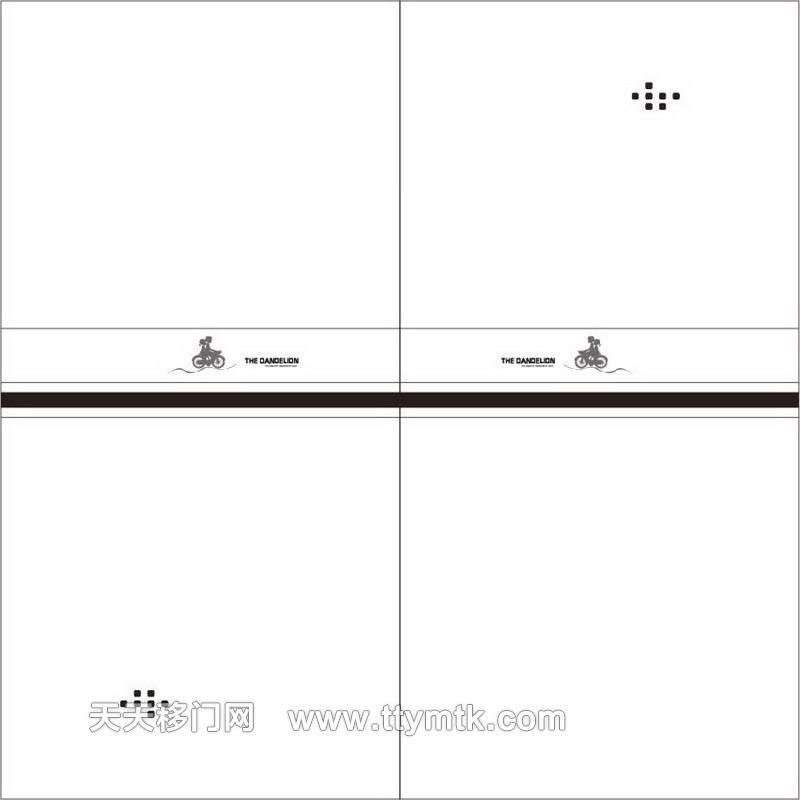 字母情侣正方形移图  F-019