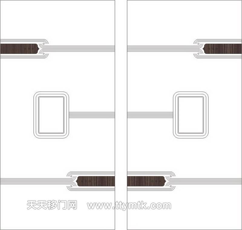 长方形色块横线移图  F-040