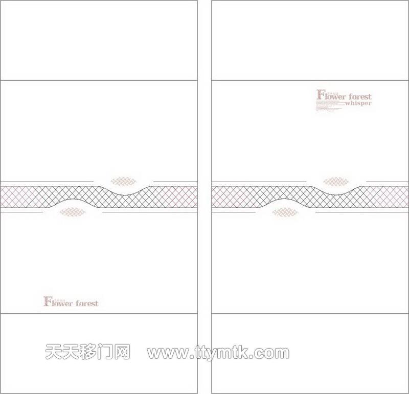 叶子字母格子移图  F-068