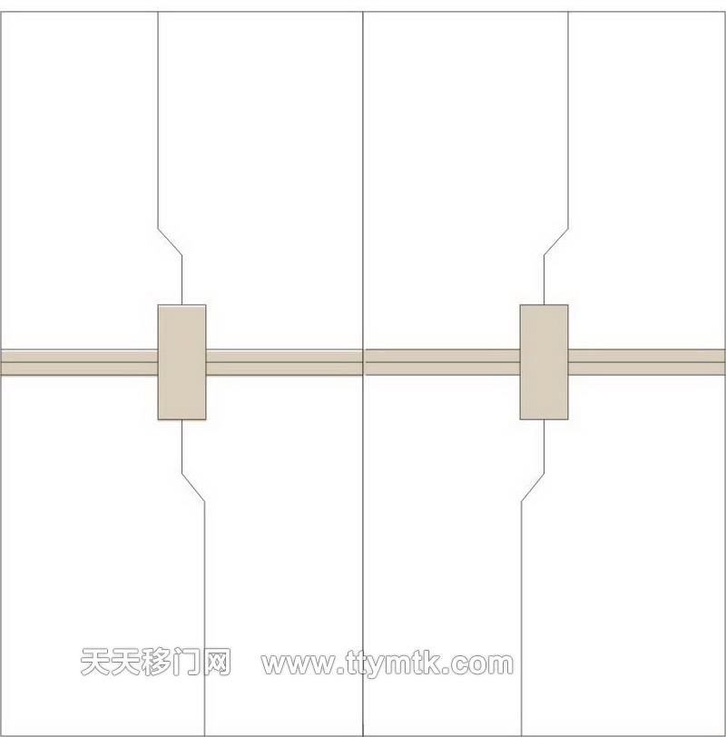 色块长方形竖线移图  F-074