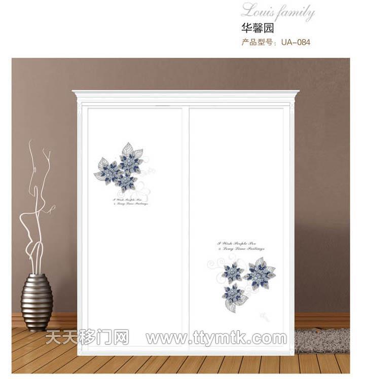 叶子字母花朵浮雕花移图  UA-084