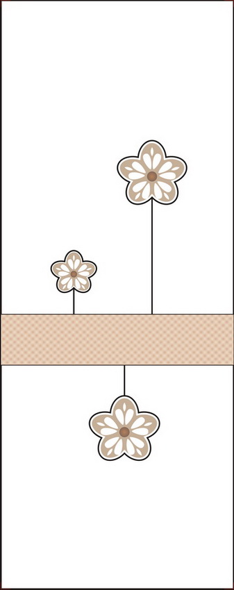 花朵纹理横线移图 YMT-0168