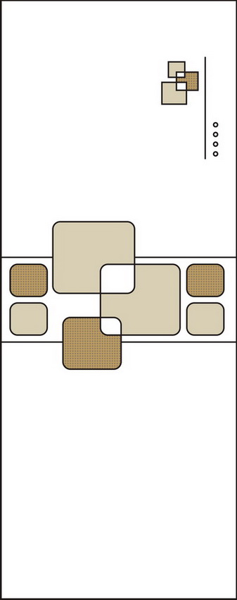 正方形色块横线移图 YMT-0220
