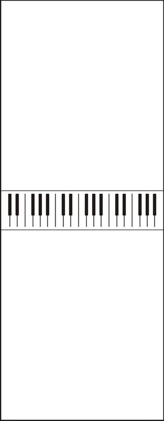 钢琴琴键色块移图 YMT-0272