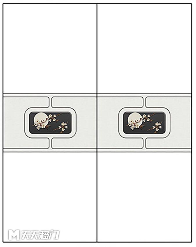 月亮花枝移图 sep-0178