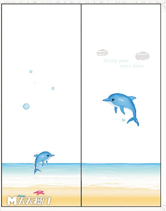 海豚海星气泡移图 sep-0836