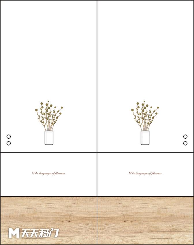 木纹花瓶花束移图 sep-1025