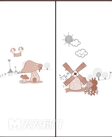 卡通动漫蘑菇移图 tr3610