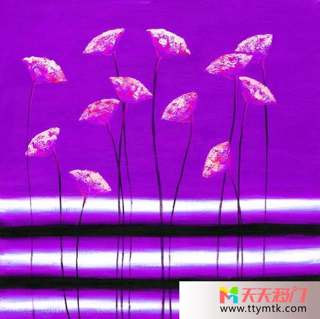 紫色底蕴莲蓬移图 莲蓬欧式厨房移门图片Z-1058