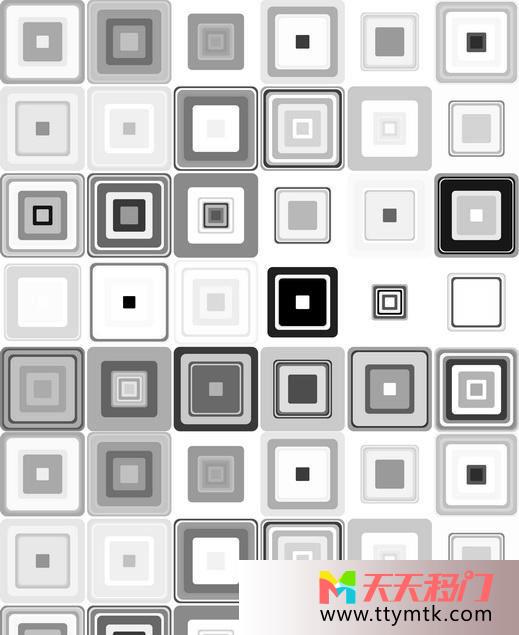 黑色方格子白色背景白色格子移图 格子密集衣柜门强化玻璃CFL-12259