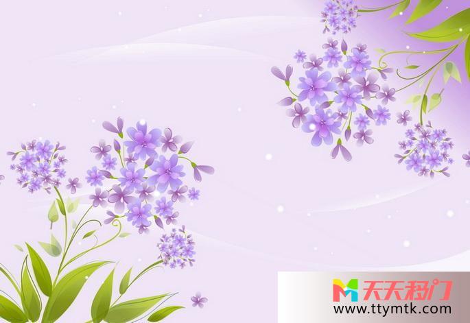 光晕光点紫色花移图 光晕帝歌移门大全CFL-12150