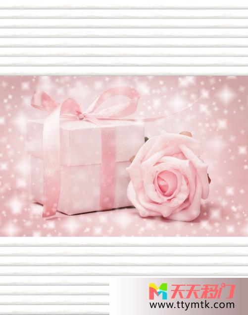 线条粉色玫瑰盒子移图 礼物CFL-12206