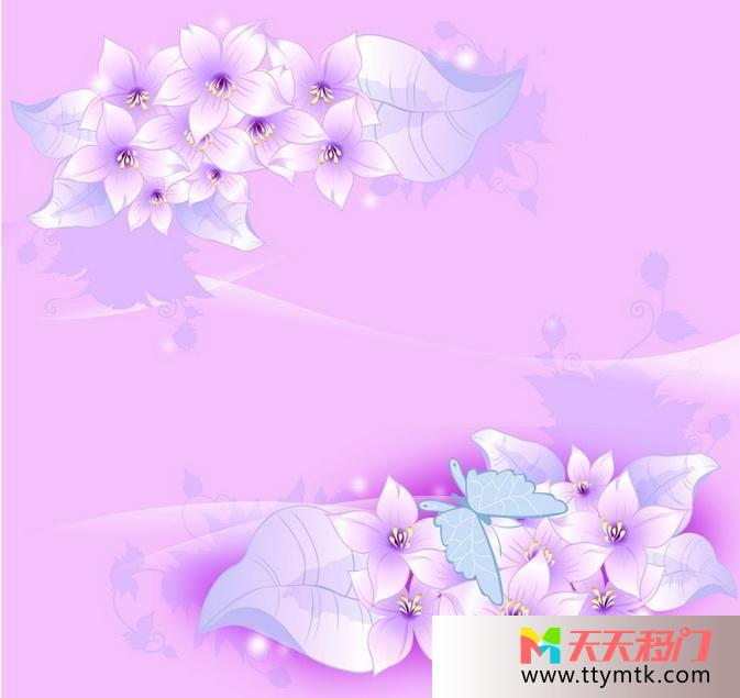 唯美清新花朵移图 唯美的小花LD-923-3