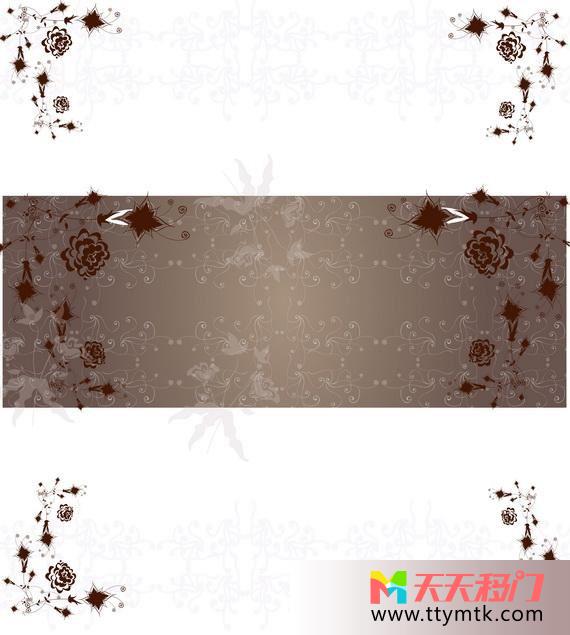 分层花纹咖啡色移图 咖啡淋浴玻璃移门D-4034