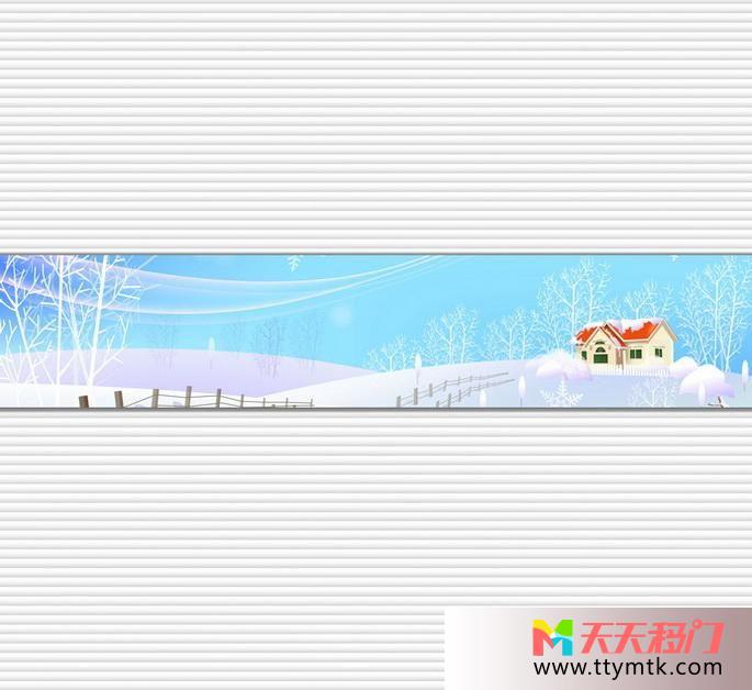 简单素雅温馨移图 雪景依依D3-7045