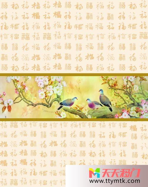 鸟复古花移图 鸟语花香D4-1242