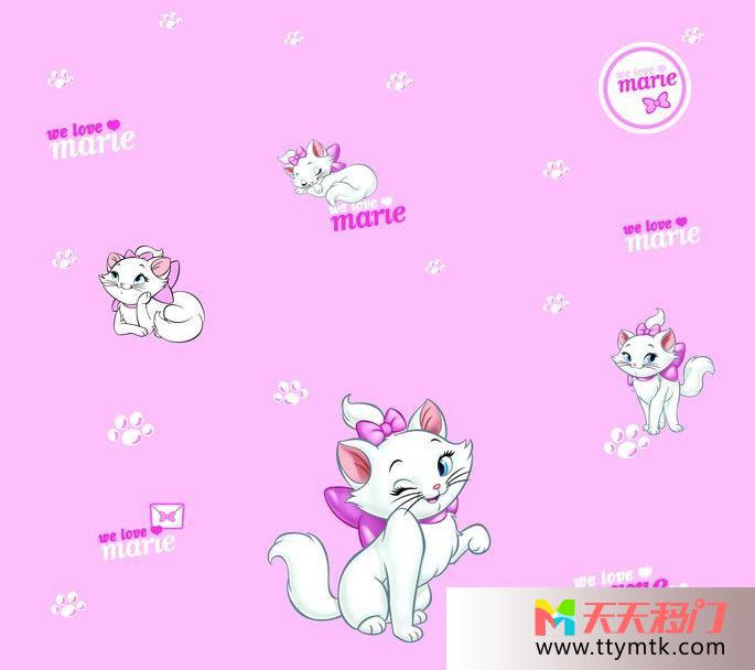 猫英文花咪咪宝贝移图 猫咪小姐EM-3566咪咪宝贝