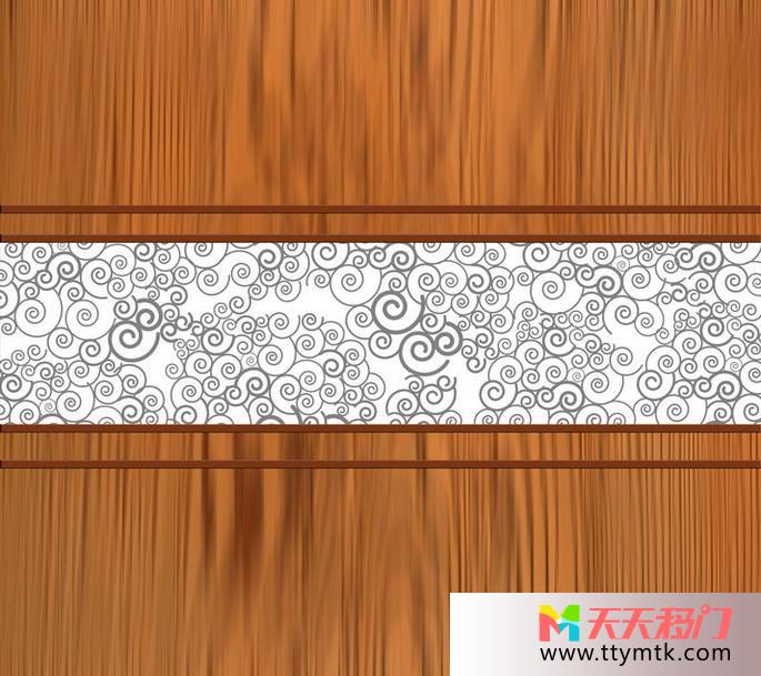 印花槅门移图 印花槅门玻璃移门A-230