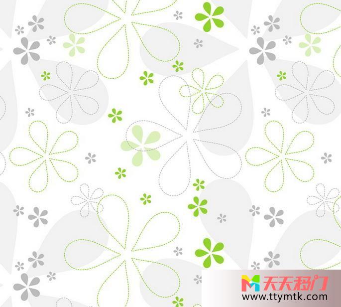 印花移图 简单印花玻璃移门A-239