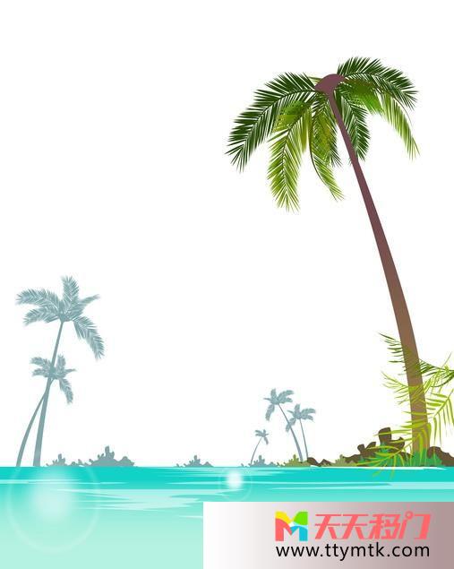 移图 海南岛景玻璃移门A-102