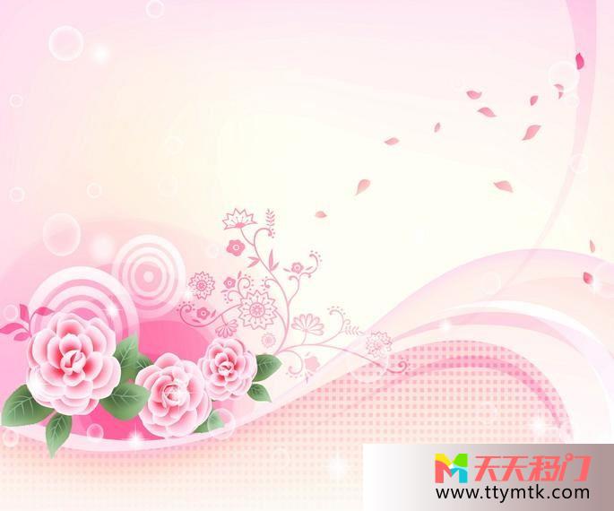 花移图 清馨花语玻璃移门JXB-143