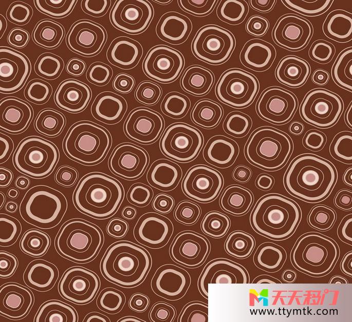 圈圈点点棕色调移图 圈圈点点RYA-058