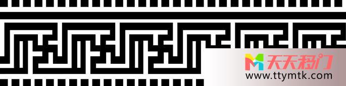 黑白色调黑方块黑线条移图 迷宫图RYA-452