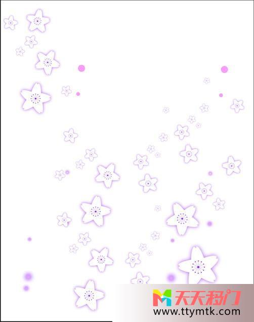 花星光背景色移图 满天星K-3015