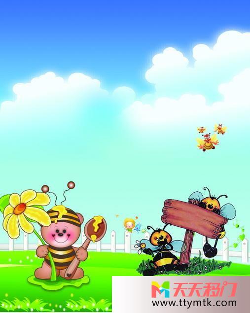 蜜蜂花木牌移图 蜜蜂包包k-7058