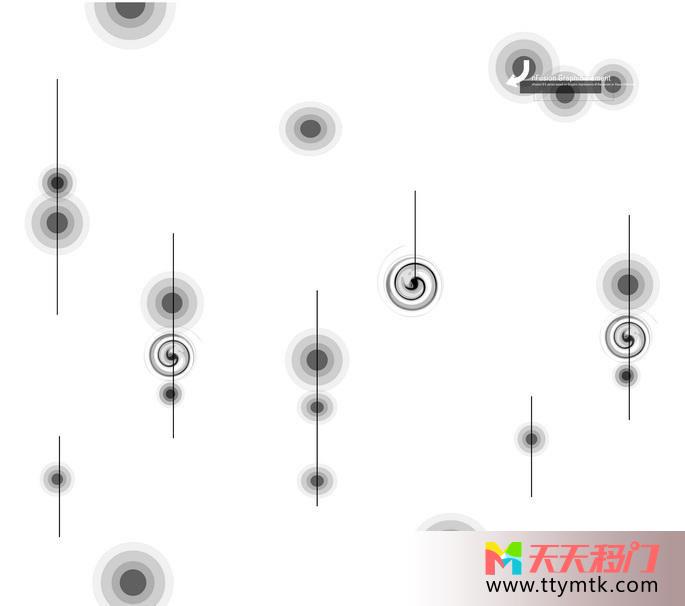 丝线圆圈串联移图 圆圈厨房隔断门玻璃移门A-6385