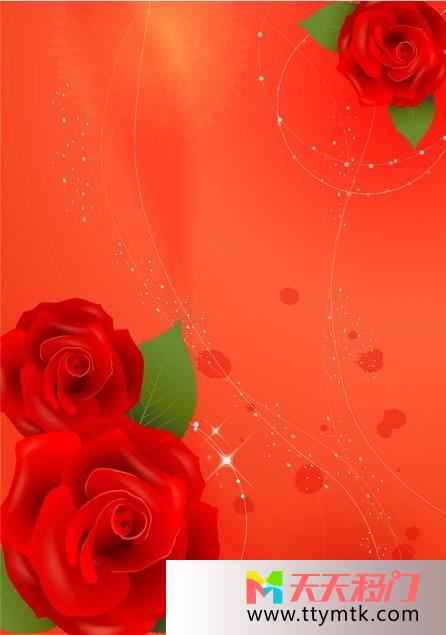 温馨玫瑰浪漫移图 灿烂绚丽的玫瑰花A-6036