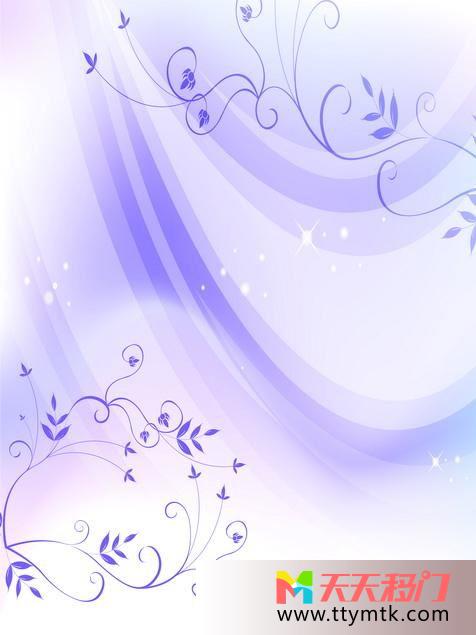 藤蔓白色光束紫色底纹移图 仙藤袅袅8-J029