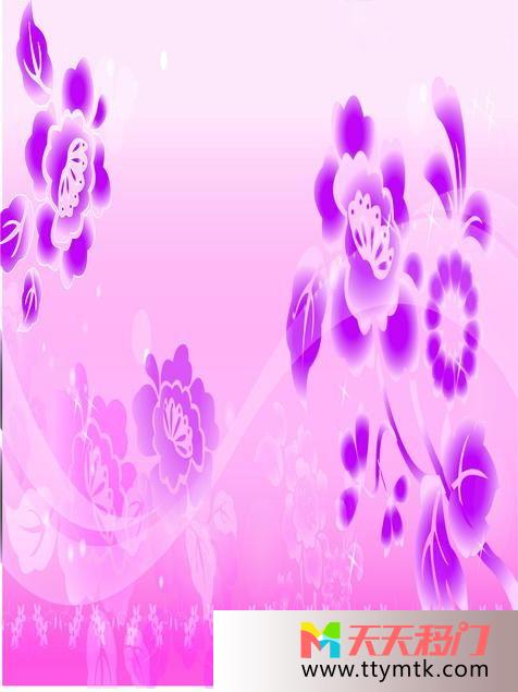 紫薇花叶子阳光移图 丁香姑娘卫生间磨砂移门图片9-7062