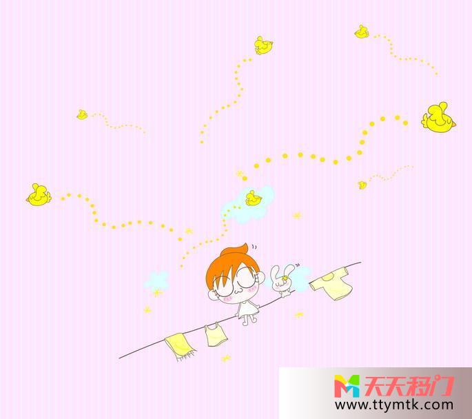 衣服小孩天空移图 挂在晾衣架上的baby阳台玻璃移门简约SK007-008