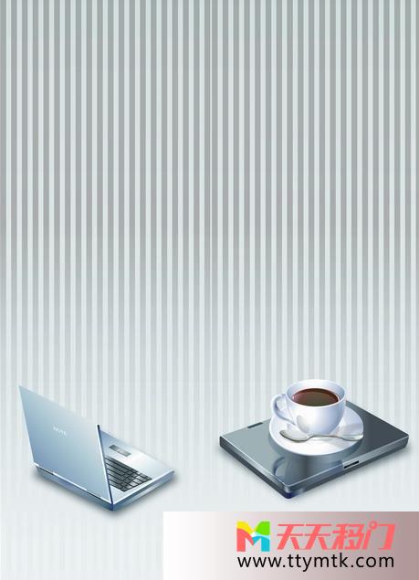 电脑被子咖啡享受生活移图 电脑茶杯艺术玻璃移门S-3282享受生活