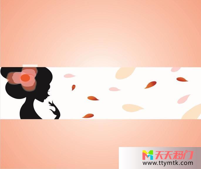女人花朵梦幻梦中情人移图 幻想恋人写真移门图片S-3442梦中情人