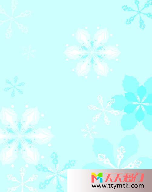 雪花蓝天浅蓝色底纹雪花移图 雪花蓝天厨房门艺术移门HJ-321雪花