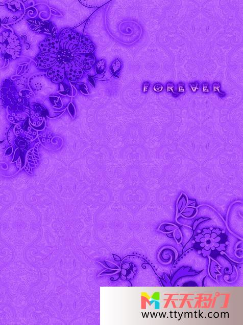 浓紫色爱情一移图 浓紫色forever爱恋Y-1537FOREVER一