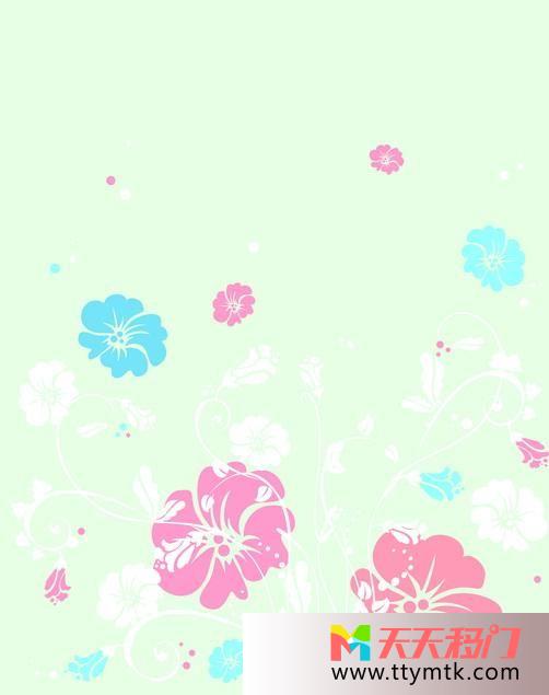 花蓝红移图 花香弥漫卫生间磨砂移门图Y-2245浪漫私语二