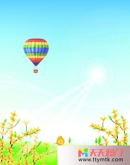 热气球蓝天草原气球移图 天空遨游N-1359气球