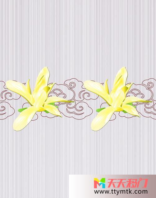 牡丹淡黄色鲜花移图 富贵花K-0379富贵
