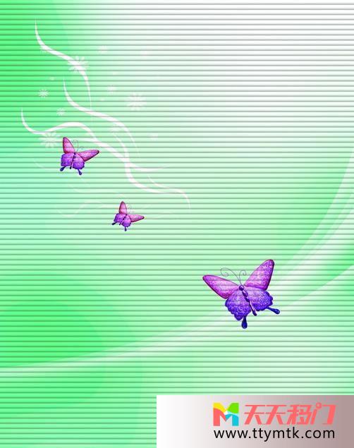 蝴蝶紫色淡雅移图 化作蝴蝶慢慢飞衣柜移门图案K-0265浪漫旅程