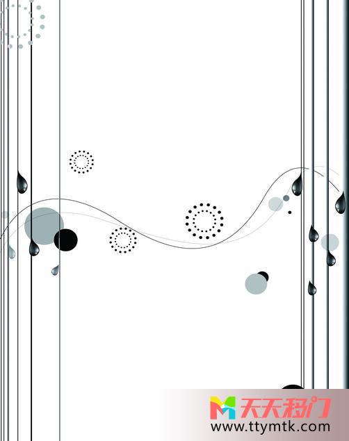 线条围绕简单围绕移图 围绕花纹强化玻璃衣柜门K-0618围绕