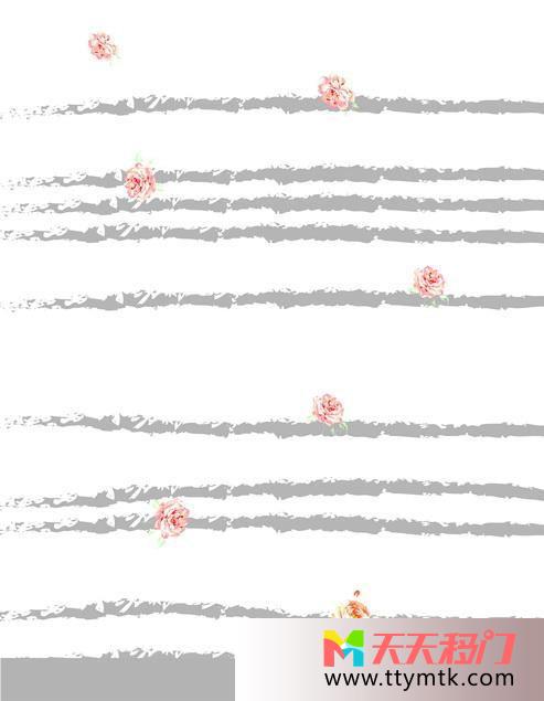花朵条纹单调缘来是你移图 花溅落SY-0933缘来是你