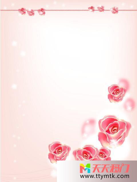 粉色爱情玫瑰红颜移图 红颜爱恋SY-0797红颜