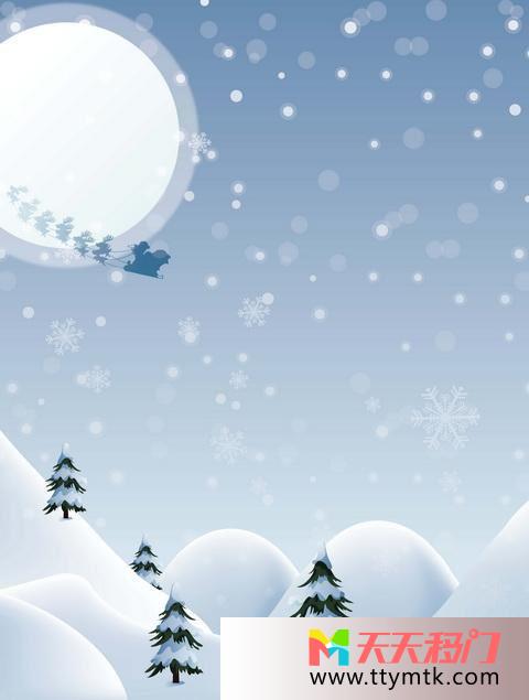 雪花月亮圣诞雪二移图 雪花索亚移门图库大全SY-0368雪二