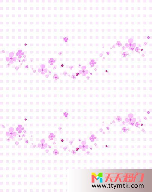 花朵粉红方格缘于设计移图 潮起潮落格子移门图片SY-1171缘于设计
